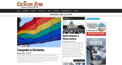 Desktop Screenshot of christiansnews.net