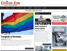 Tablet Screenshot of christiansnews.net